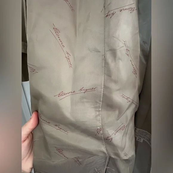 Vintage etienne aigner tan trench coat - Picture 4 of 10